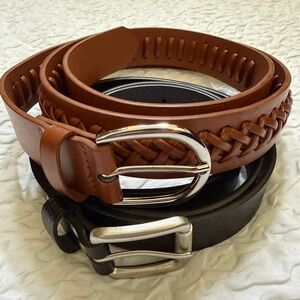 Torrid Women’s Belts, Black & Tan, Size 1X
